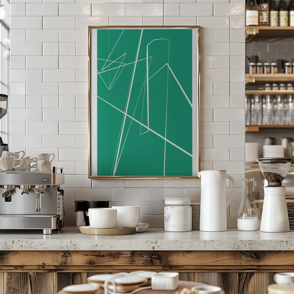 Angular Lines No 8 Poster